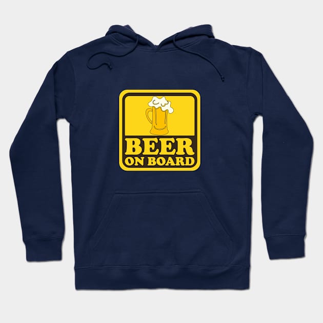 Beer on Board Hoodie by Dreamteebox